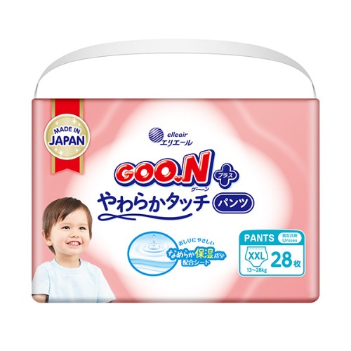 GOO.N PLUS 柔觸肌系列 跳跳褲 XXL 28片