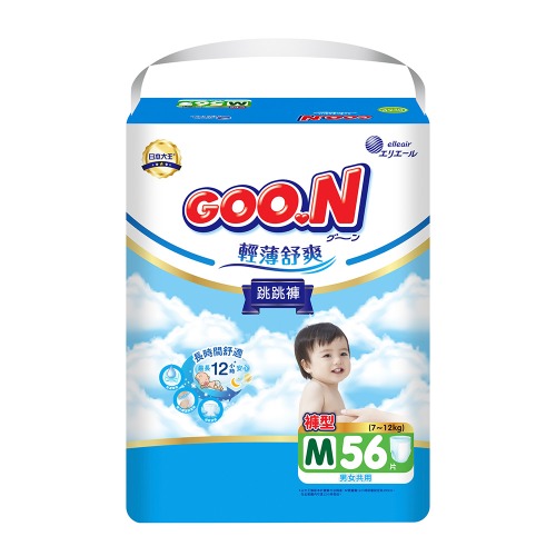 GOO.N輕薄舒爽 紙尿褲 M 56片