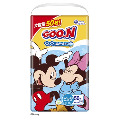 GOO.N 舒適安心褲 迪士尼系列 XL 50片